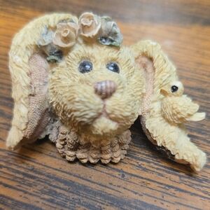 Adorable Tan Bunny Figurine for Small Pets